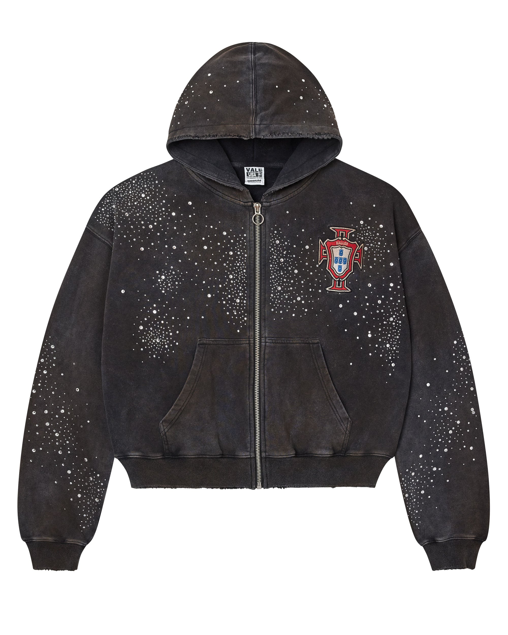 PLUTO CLUSTERED ZIP UP